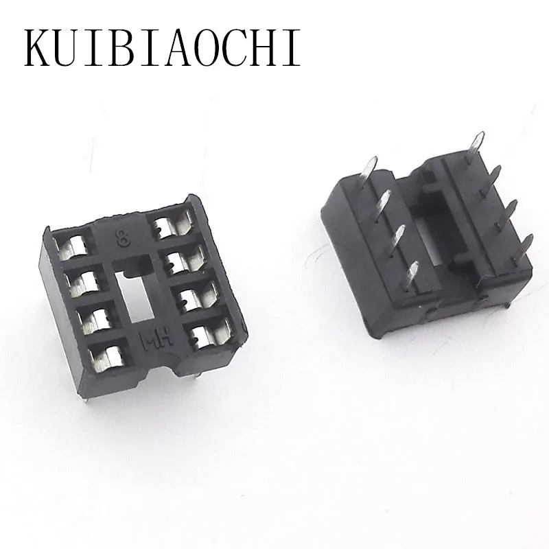 Новый 8 контактный DIP 8DIP IC Socket Adapter паяльный Тип 2 54 мм 50 шт./лот|Соединители| |