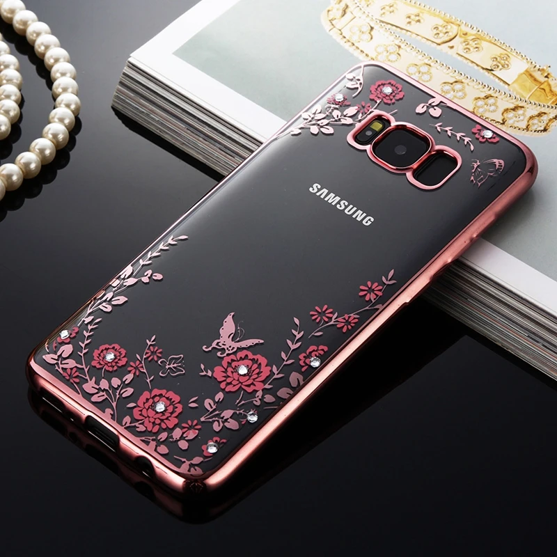 Nephy Алмазный Корпус из ТПУ для Samsung Galaxy A3 A5 A7 J1 J2 J3 J5 J7 Neo 2015 2016 2017 core Grand Prime чехол с
