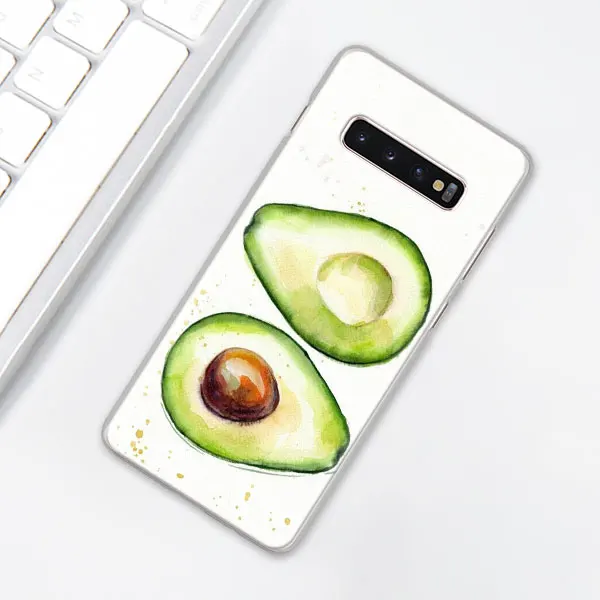 011 Забавные Tumblr авокадо чехол для телефона для samsung Galaxy S10e S10 плюс S7 S8 S9 Plus, Note 8, 9, 10, плюс S10 5G M20 M30 жесткий чехол Coque - Цвет: 011