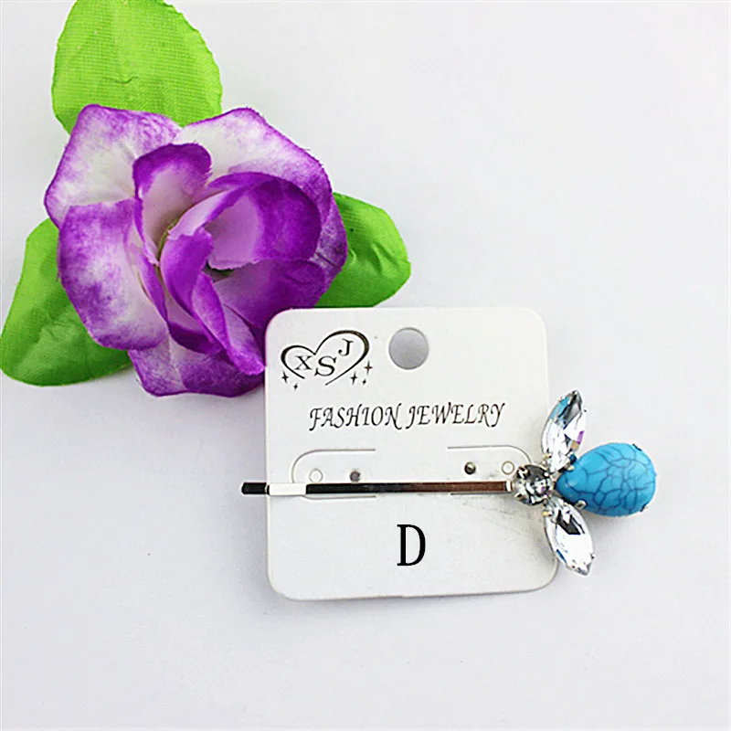 Новое популярное черно-белое сочетание синий серый аксессуар для волос