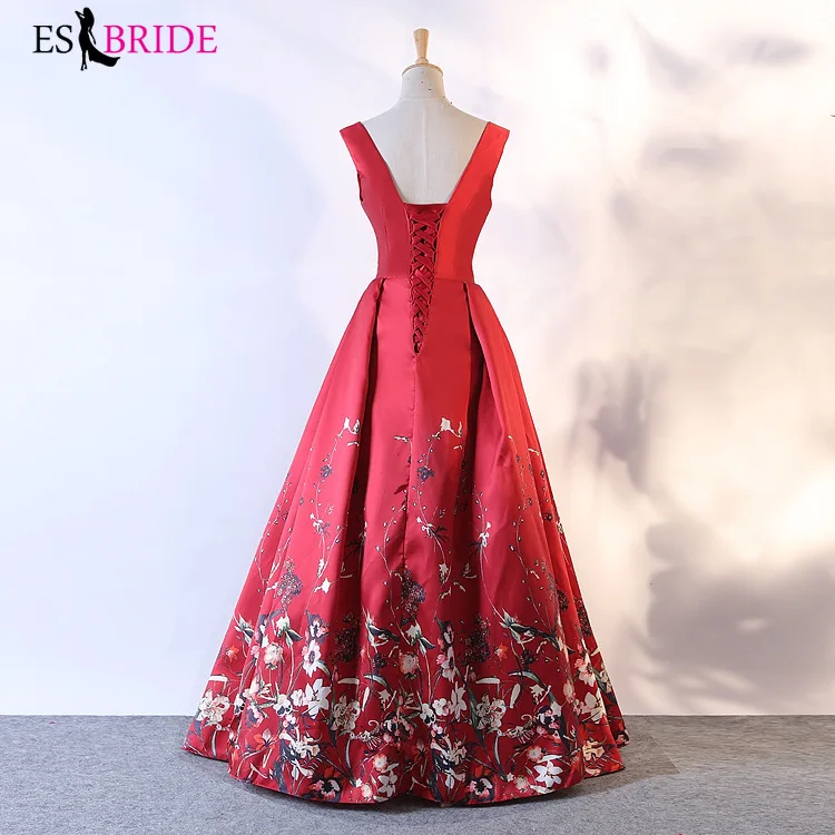 Красное элегантное вечернее платье Vestidos De Fiesta Noche с кружевной аппликацией платья