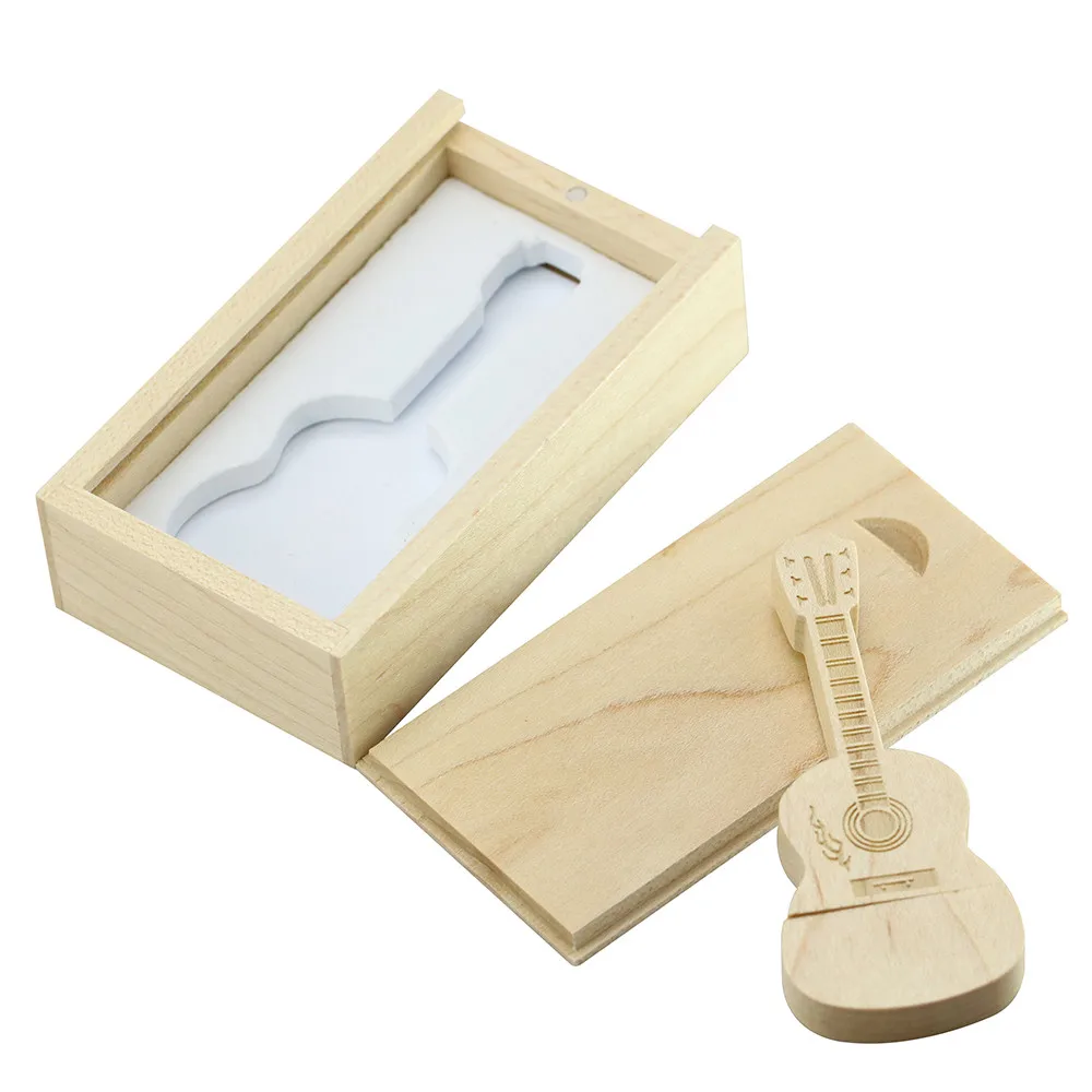 Выполненный по индивидуальному заказу деревянной гитары отправляются Usb +