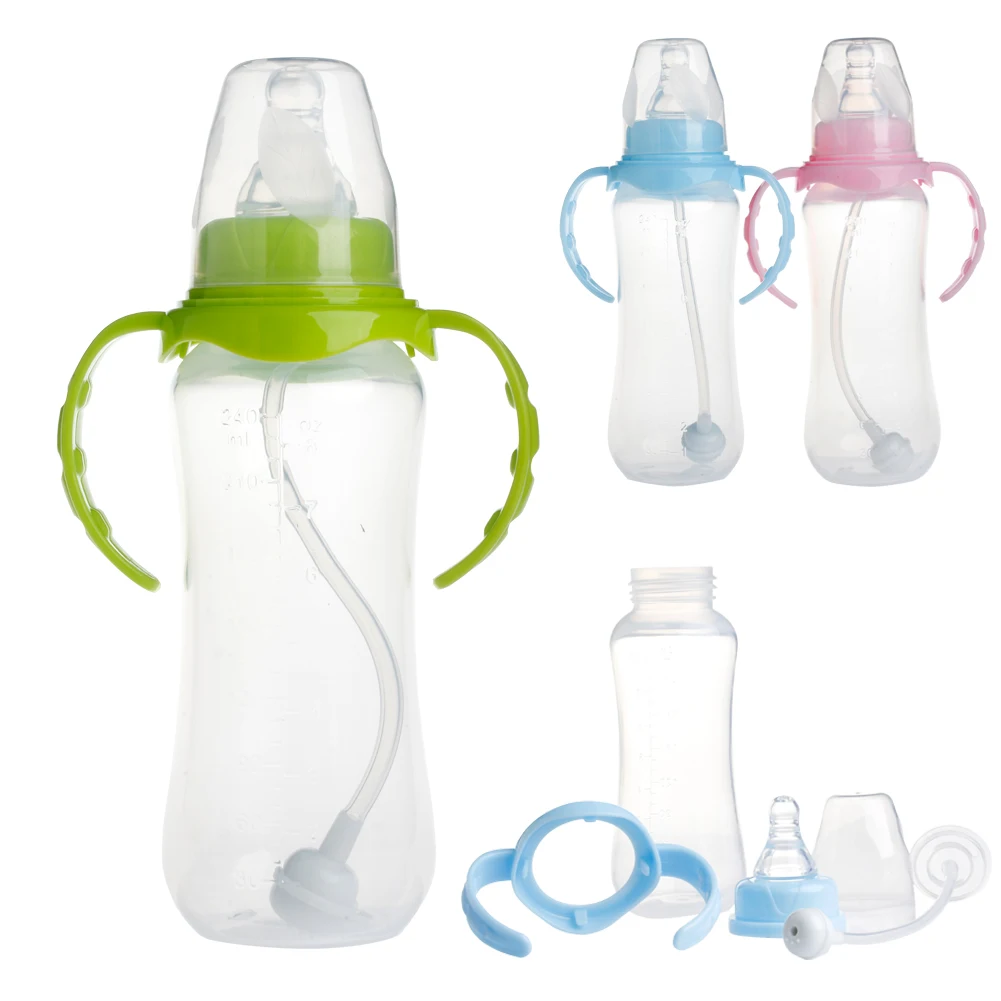 Милый ребенок 1 шт 240 мл стандартная Шея анти колик младенческой молока кормления