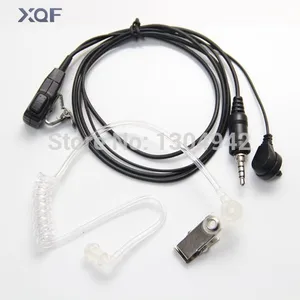 Скрытая Акустическая трубка Гарнитура для Yaesu Vertex VX-6R 7R 6E 7E 120 127 170 177 Двусторонняя радиосвязь