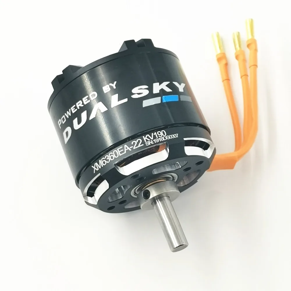 Бесщеточный двигатель DUALSKY XM6360EA lll 380KV 220KV 190KV для самолета на радиоуправлении |