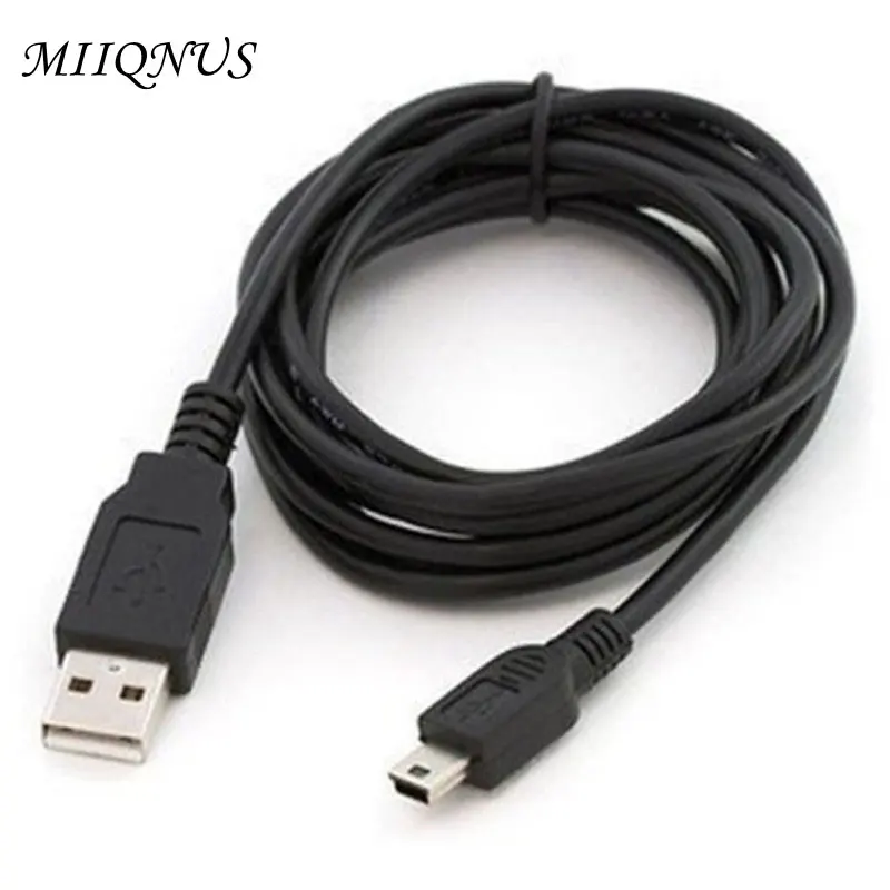 1 шт. длина 80/100 см Лучший черный USB 2 0 A штекер на Mini 5 Pin B кабель для зарядки и