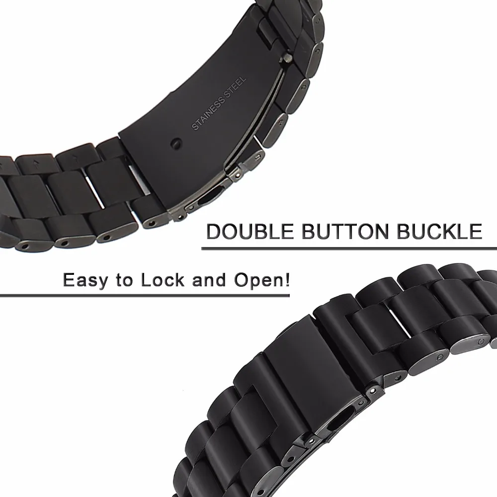 Ремешок на запястье из нержавеющей стали для Xiaomi huami Amazfit Watch Youth Bip BIT