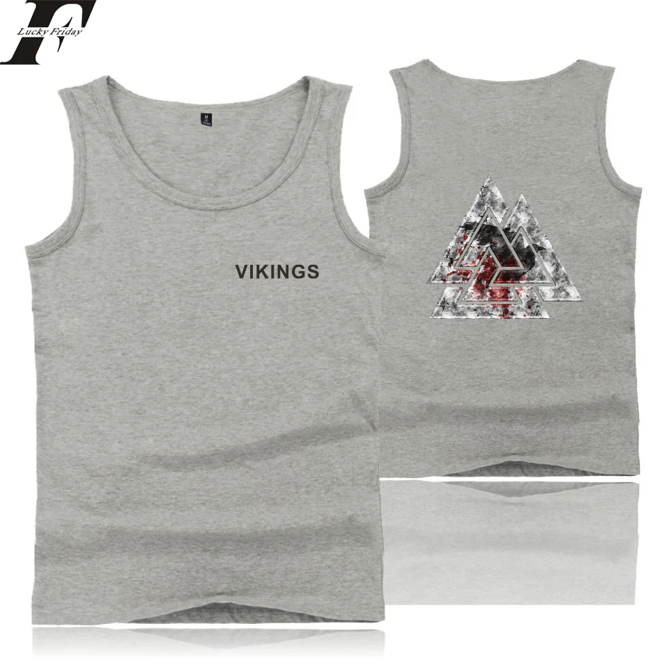 Майка VIKINGS Мужская/женская уличная одежда модный топ без рукавов для фитнеса и