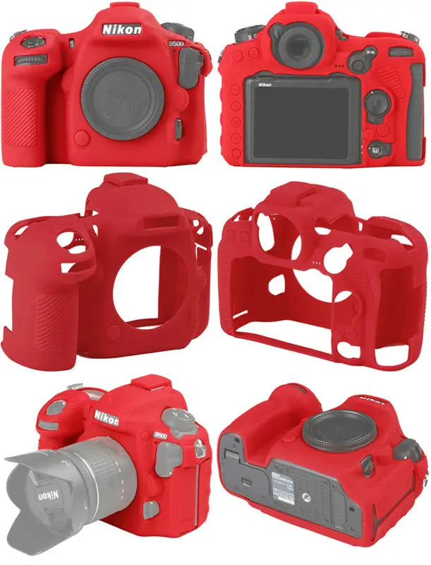 Мягкий силиконовый резиновый защитный чехол для камеры D500 Nikon | Электроника