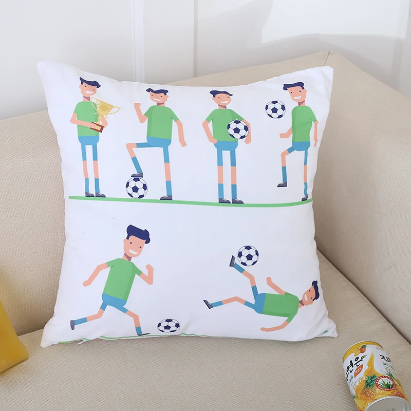 Наволочка Cecil с изображением спортивного футбола домашний декор наволочка для