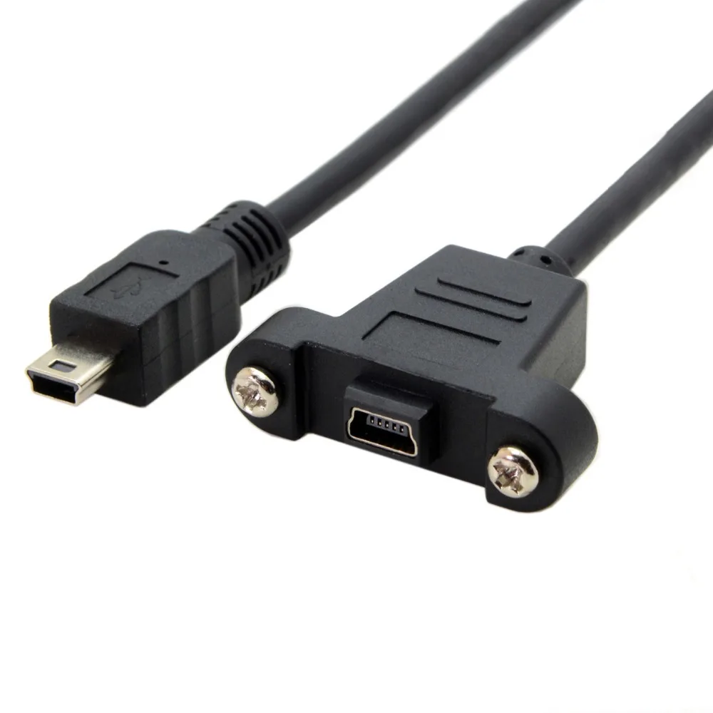 Микро-USB 3. 0 5pin и мини-USB мини USB 2 штекер-гнездо адаптер кабель 30 см 50 3 м 5 с панельным