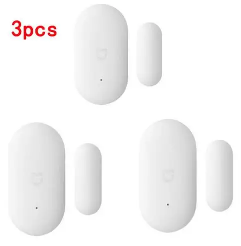 3XDoor sensor Xiaomi Mijia комплекты для умного дома шлюз 2 двери окна сенсор движения беспроводной переключатель Температура Влажность sebsorZigBee розетка - Цвет: 3XDoor sensor