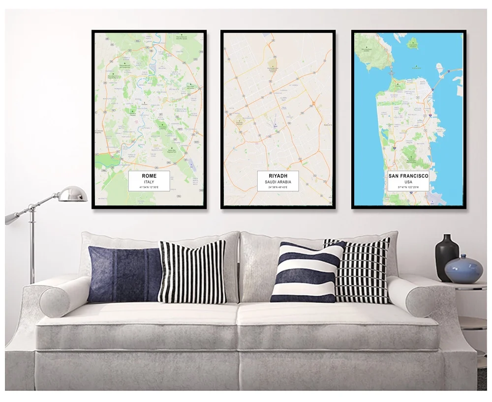 Рияд рома Сан-Франциско плакат холст художественные принты картина на стену для