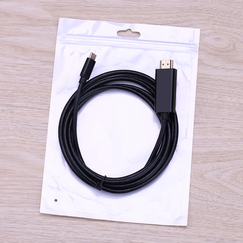 Кабель HDMI типа C к телевизору HD ТВ проектор Шнур адаптер для Macbook LG G5 samsung Galaxy S10 S10e S9 S8 Plus Note8 9 Note10