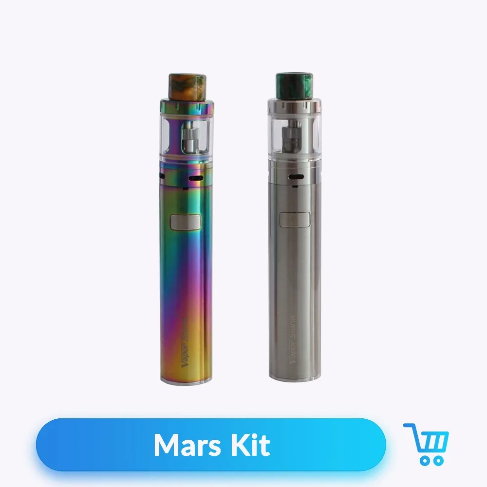 Оригинальный набор Vapor Storm Mars с аккумулятором 2600 мАч 510 Vesta атомайзер электронная