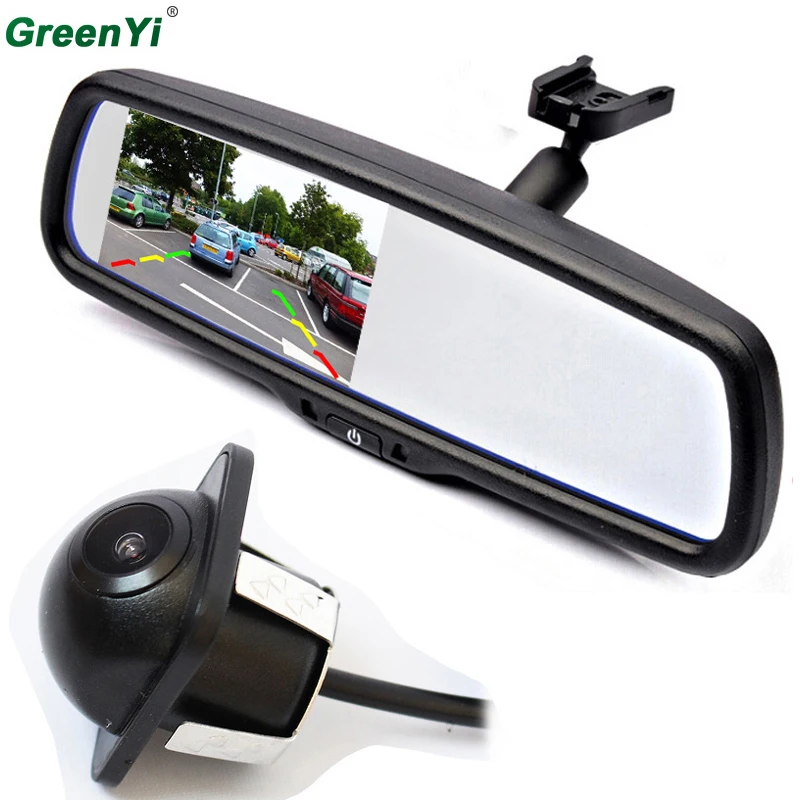 Система помощи при парковке Автомобильное зеркало заднего вида с монитором|parking