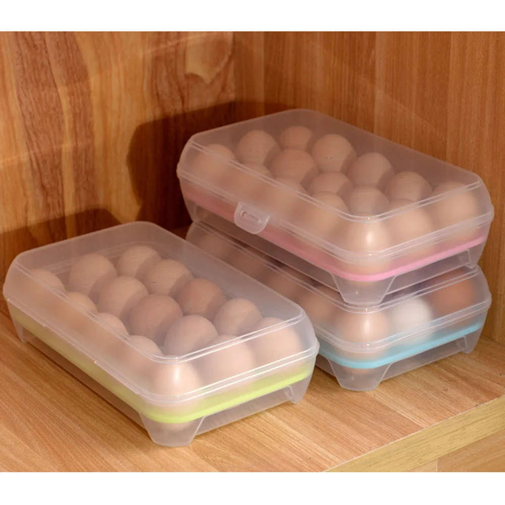 (Распродажа) коробка для яиц пластиковый контейнер удобный кухонный органайзер