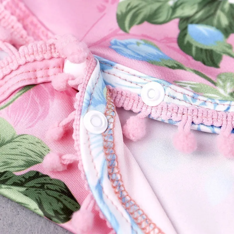 Платье для маленьких девочек хлопковые детские комбинезоны летние без рукавов