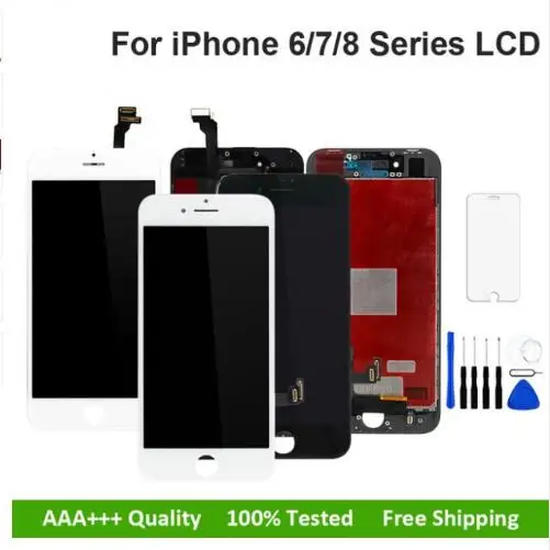 AAA + для iPhone 6 6Plus 6S Plus 7 ЖК дисплей полная сборка в комплекте 100% с 3D силой Замена