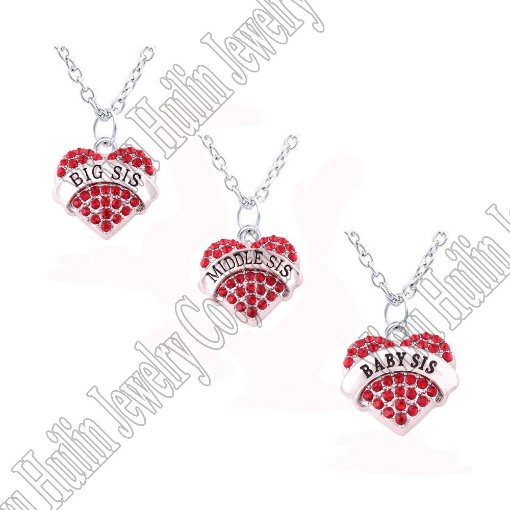 Комплект ювелирных изделий для всей семьи большая Sis средняя сестра малышка