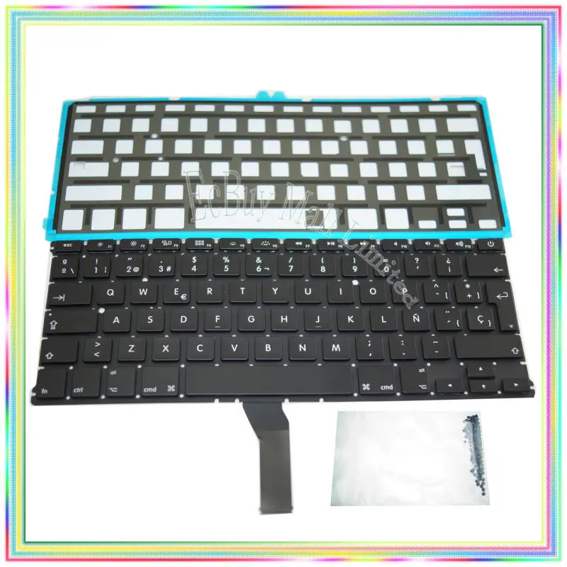 Совершенно новая испанская клавиатура SP с подсветкой и винтами для клавиатуры