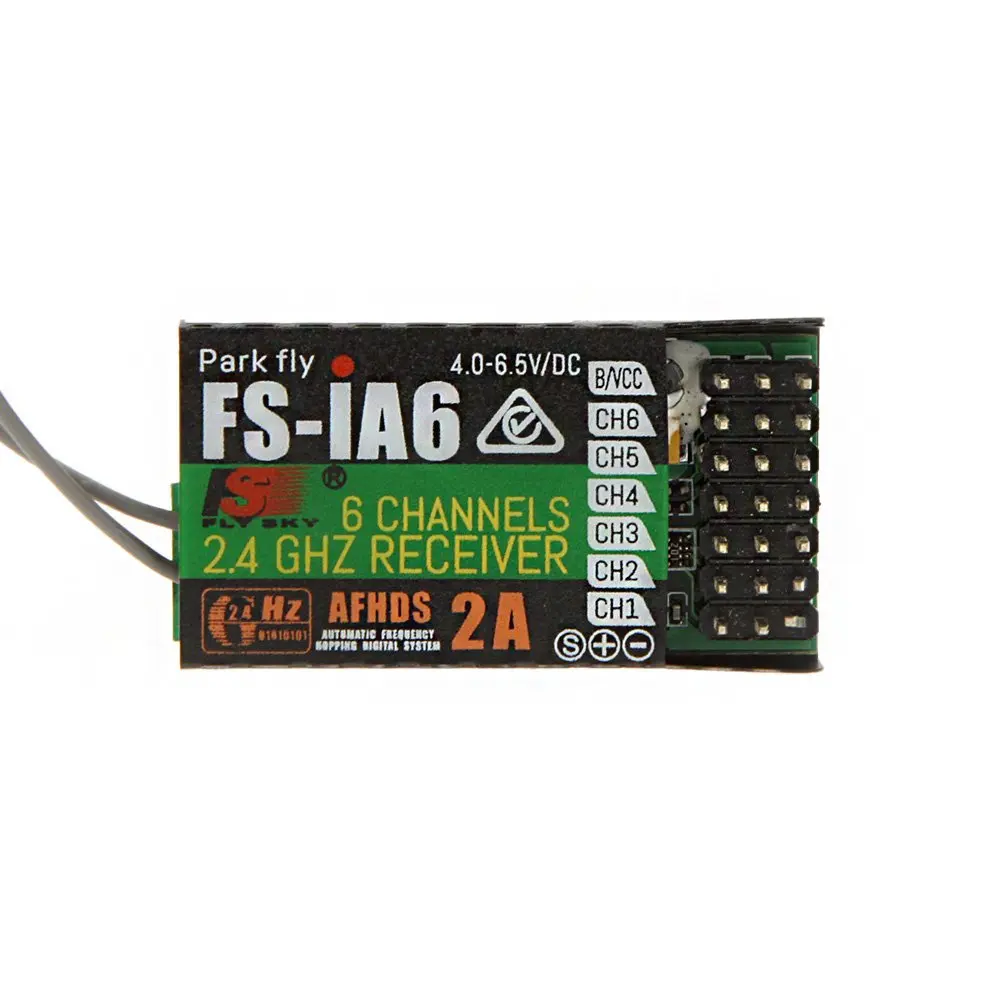 F17283 Flysky FS iA6 2 4G 6 канальный приемник дистанционного управления с двойной антенной