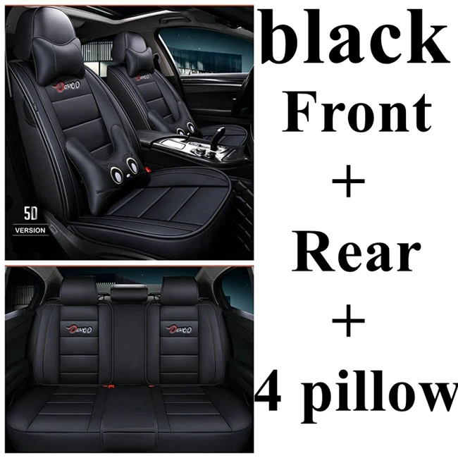 black luxury Автокресло Обложка для Audi a1 a3 a4 a5 a6 a7 a8 a4L a6L q2 q3 q5 q7 a4 b8 a4 b6 a3 8 p a4 b7 a6 c6 Alfa Romeo 159 Lada granta Веста - Название цвета: black luxury
