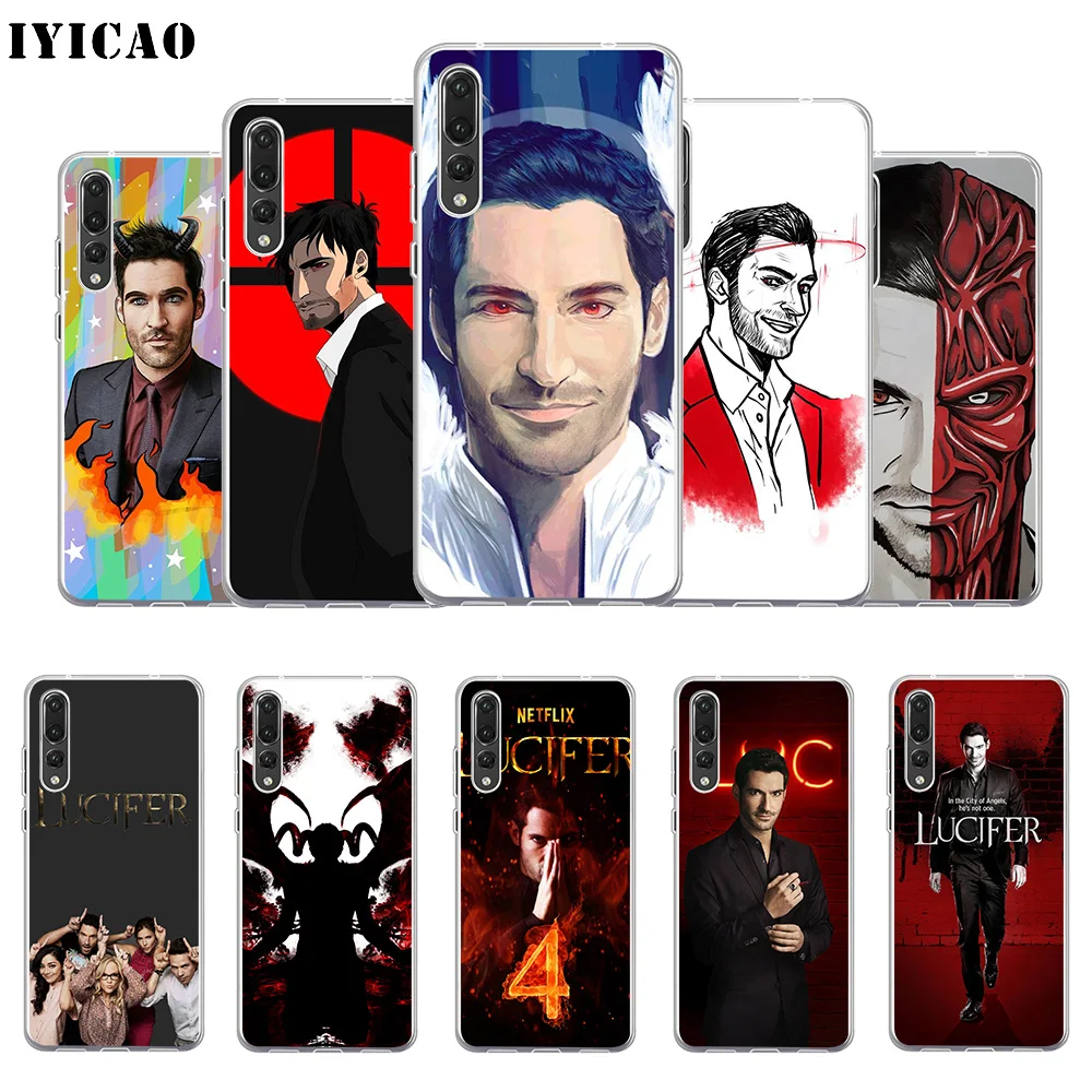 IYICAO Lucifer Tom Ellis TV Show Мягкий силиконовый чехол для телефона Huawei P30 P20 Pro P10 P9 P8 Lite P Smart TPU