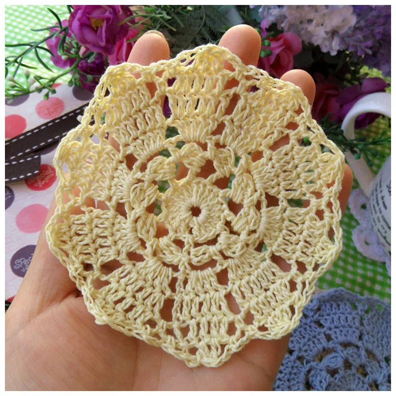 Подставка под кружево сделай сам 10 см 40 шт.|cup pad|lace doiliespad pad |