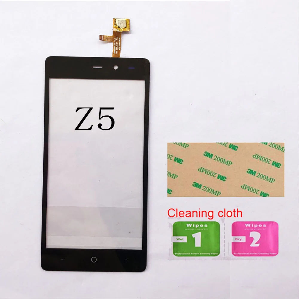 Black No Tools 5,0 ''телефон сенсорный экран для Leagoo Z5 Z5C сенсорный экран дигитайзер Сенсорная панель Замена переднего стекла объектив сенсор - Цвет: Black No Tools