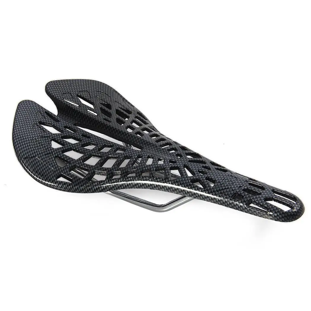 Unisex Hollow Mountain Bicycle Saddle Seat Out Dark Gray Parts | Спорт и развлечения