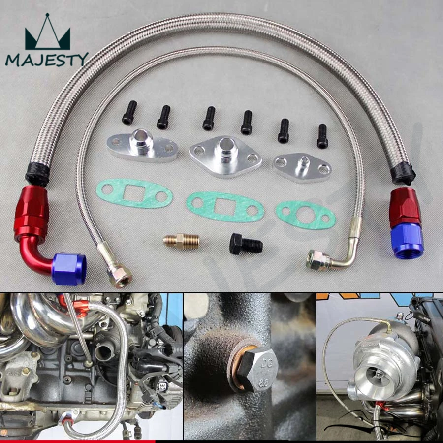 Комплект фланцевых линий для подачи масла комплект T ** oyota S * Red 1JZGTE 2JZGTE 1JZ/2JZ Single