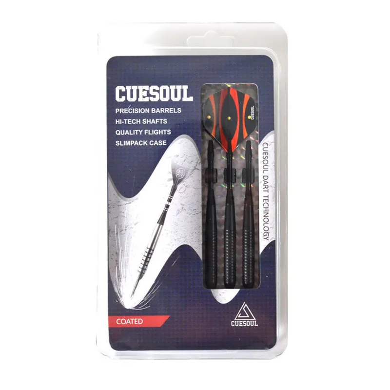 

CUESOUL 3pcs Darts 21g 16cm Brass Barrels Steel Tip Darts For Professional Dart Games