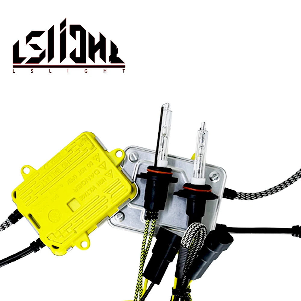 LSLIGHT ксеноновые фары для автомобиля Kit h1 H7 H11 h8 9005 9006 12v 110w 6000k 8000lm тонкая яркая HID