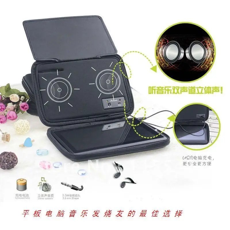9.7'' tablet PC speaker case | Компьютеры и офис