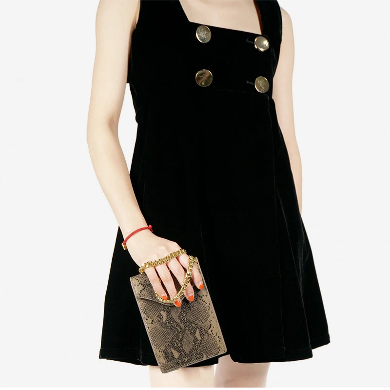 XMESSUN чехол-кошелек для телефона из воловьей кожи с тиснением под питона Lanyardr