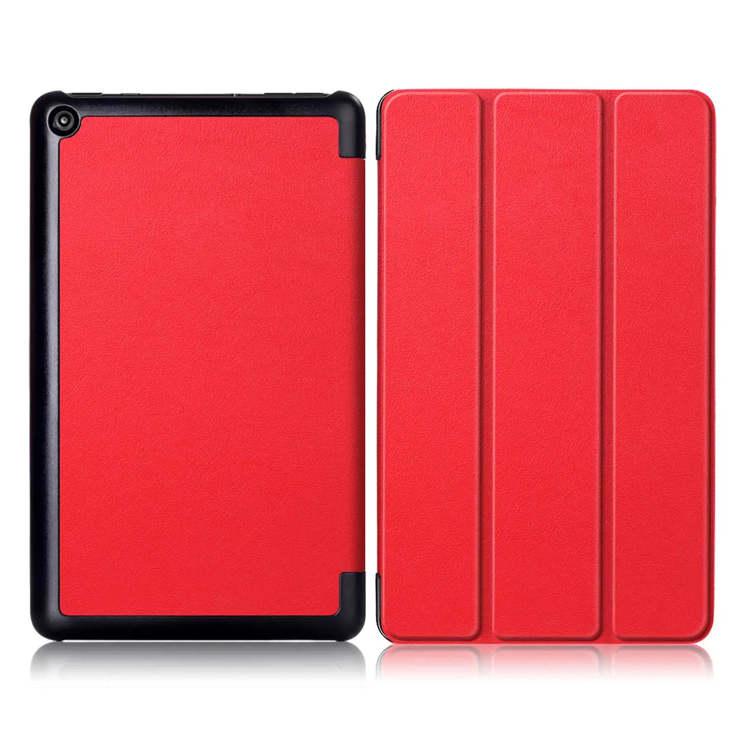 Fire7-KST-Red Potective кожаный чехол для электронной книги чехол для Kindle fire7 9th поколения для Amazon Fire 7 Магнитный чехол - Цвет: Fire7-KST-Red