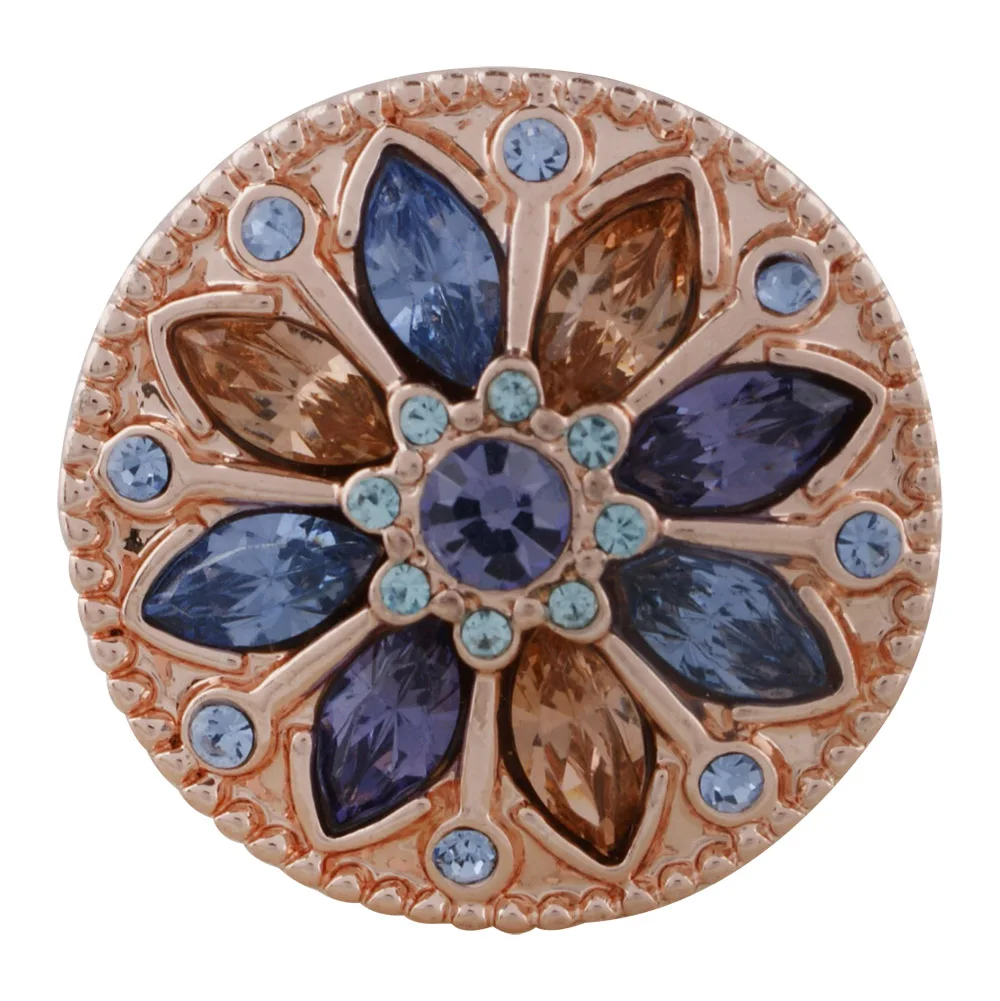 Top Quality Rose Gold Snaps jewelry 18mm Snap Button Fit Choker Buttons Watch Bracelets for women Jewelry | Украшения и