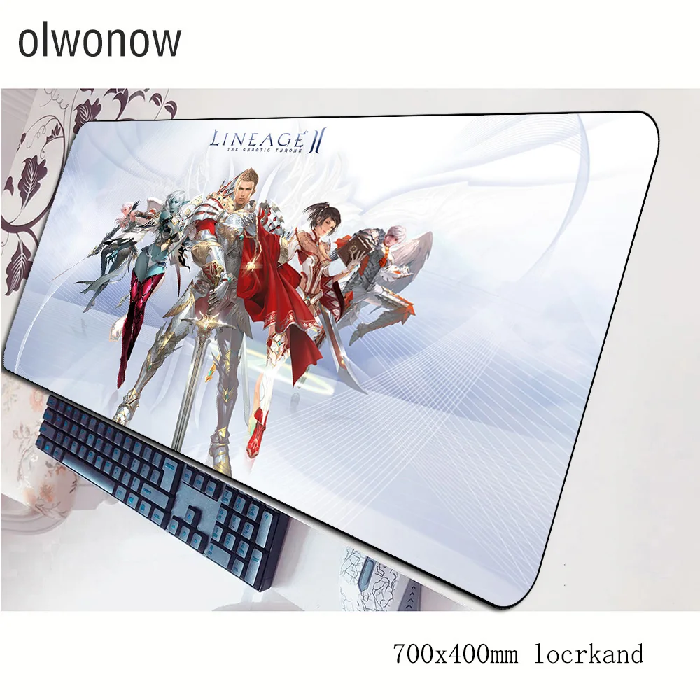Коврик для мыши lineage 2 700x400x3 мм игровой коврик большой геймерский восхитительный