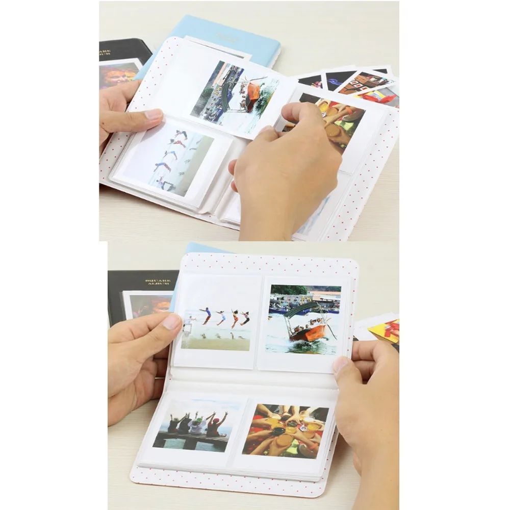 64 кармана фото альбом книга имя карты для квадратной SQ10 SQ6 SQ20 камеры и Fujifilm Instax Share
