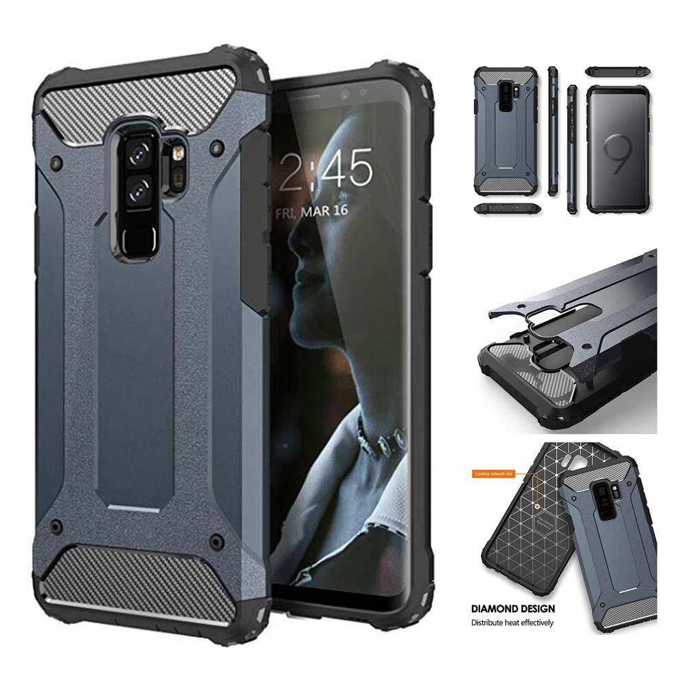 Противоударный армированный чехол для Samsung Galaxy note9 note8 S9 plus S8 S7 edge S6 A5 A7 A8 C9Pro Note4 5 |