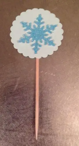 Модные блестящие снежинки чашки торт Топпер s еда выбор садовые вечерние