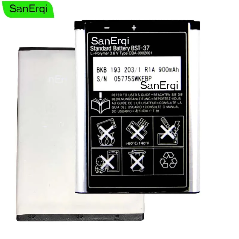 BST 37 3 7 V 900mAh запасная батарея телефона для Sony Ericsson K608i Z530 K200i Z520i K750 K600i K610i J100i W810i W800i
