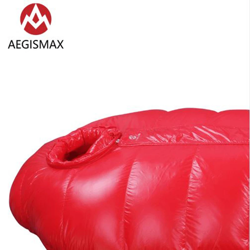 AEGISMAX A800/A1000 серии Открытый Кемпинг Туризм супер гусиный пух утолщаются держать теплый Мумия спальный мешок 800FP