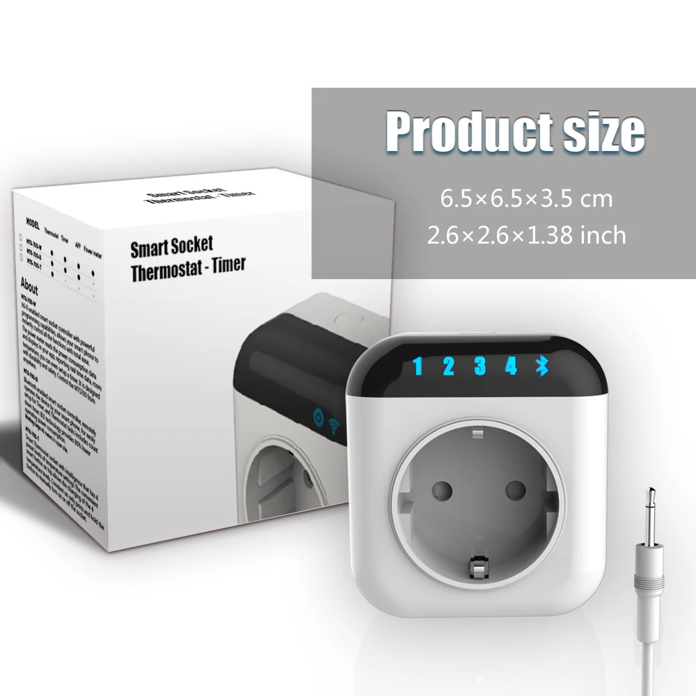 Nashone беспроводной термостат розетка таймер Bluetooth для Android и IOS умный пульт