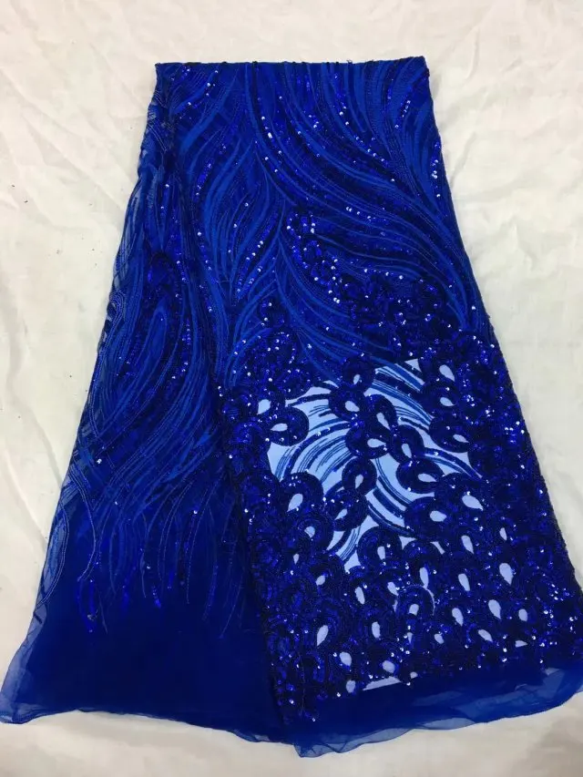 Новые замечательные цветы с sequis французское Тюлевое кружево ткань для платья