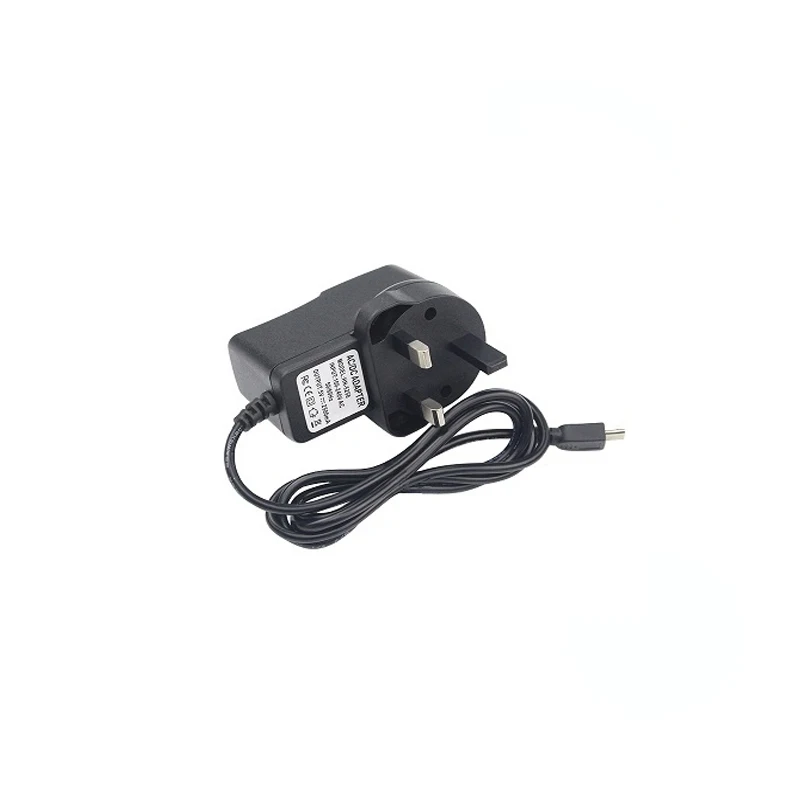 UK 5 в 100 А Зарядное устройство переменного тока 240 В-в адаптер Micro USB кабель EU US UK вилка для Raspberry Pi 3 Model B+ plus - Цвет: UK