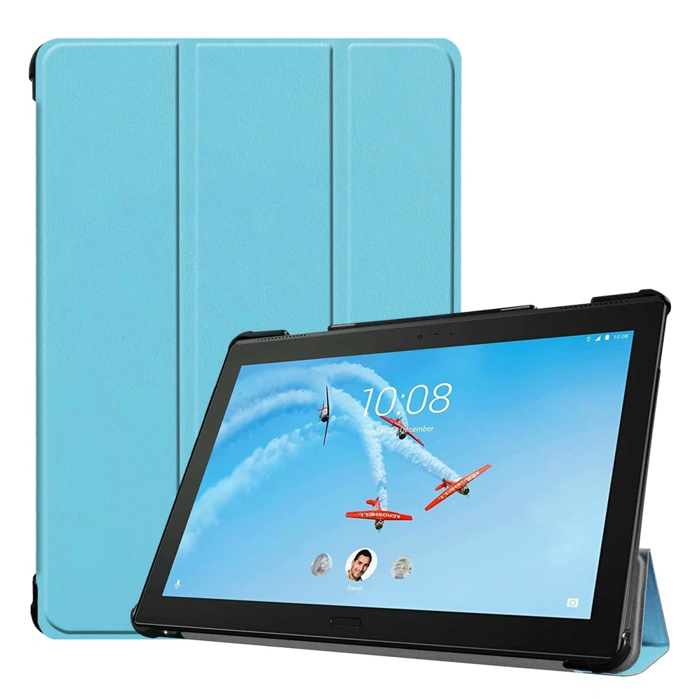 3-Folding Ultra Thin Slim Luxury Folio Stand Leather Case Sleeve Cover For Lenovo Tab P10 10.1 TB-X705F TB-X705M TB-X705N 10.1&quot |