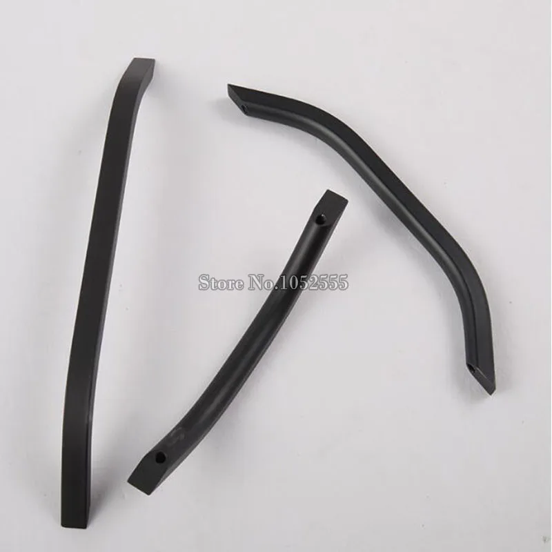 Ручки и ручки для кухонного шкафа 10 шт. черные мебельные выдвижной ящик 96 мм/128