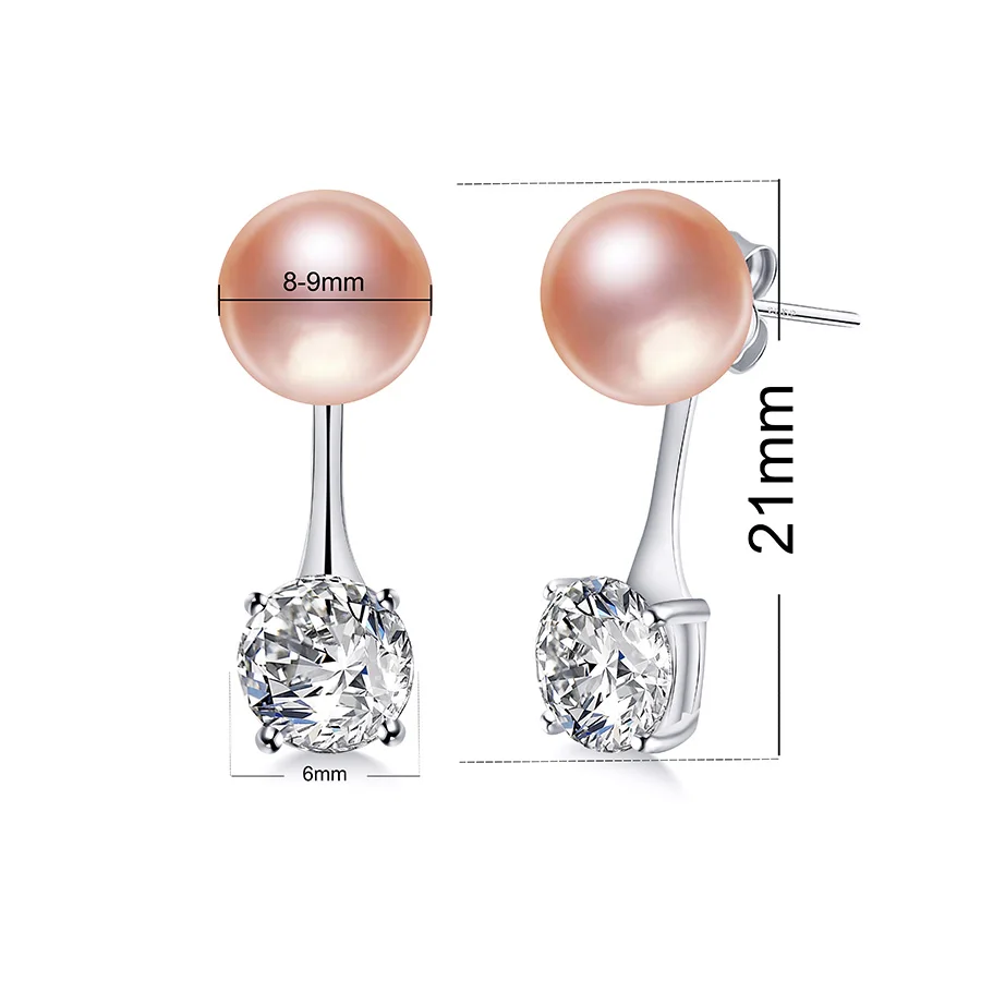 VEAMOR 2017 Популярные Модные жемчужные серьги 100% гипоаллергенные с белым